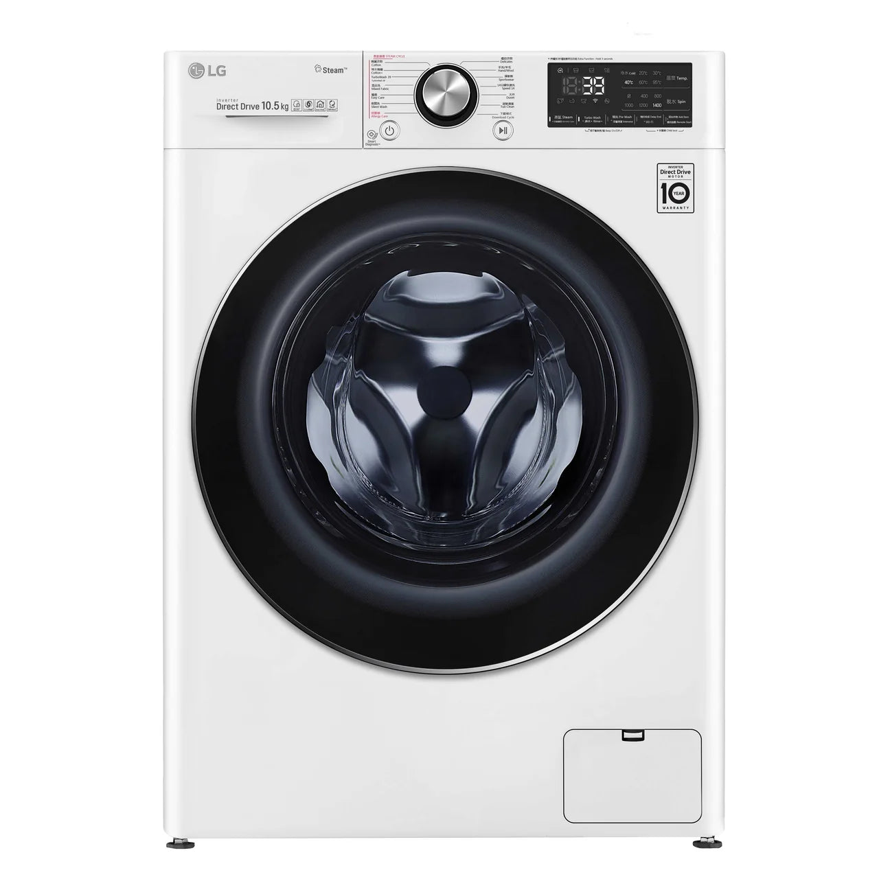 LG F-14105V2W 10.5公斤 1400轉 前置式洗衣機